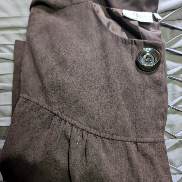 Studio SW works brown suede jacket/blazer size 24W - Picture 4 of 4